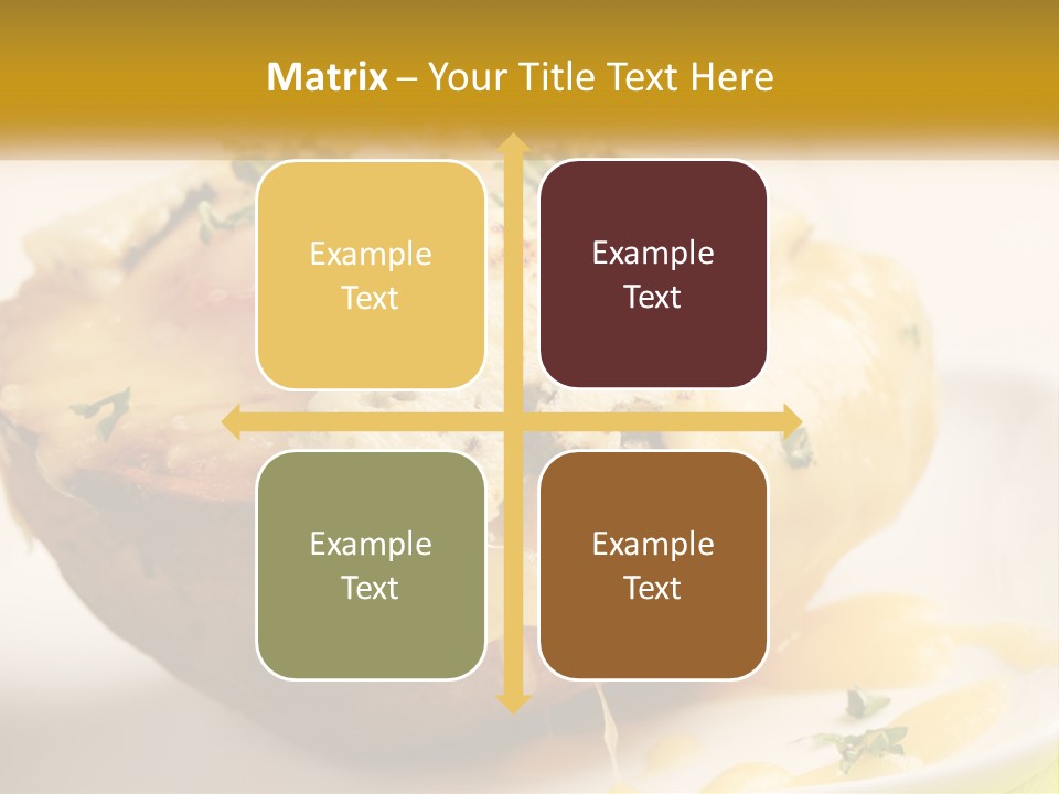 Half Melted Snack PowerPoint Template