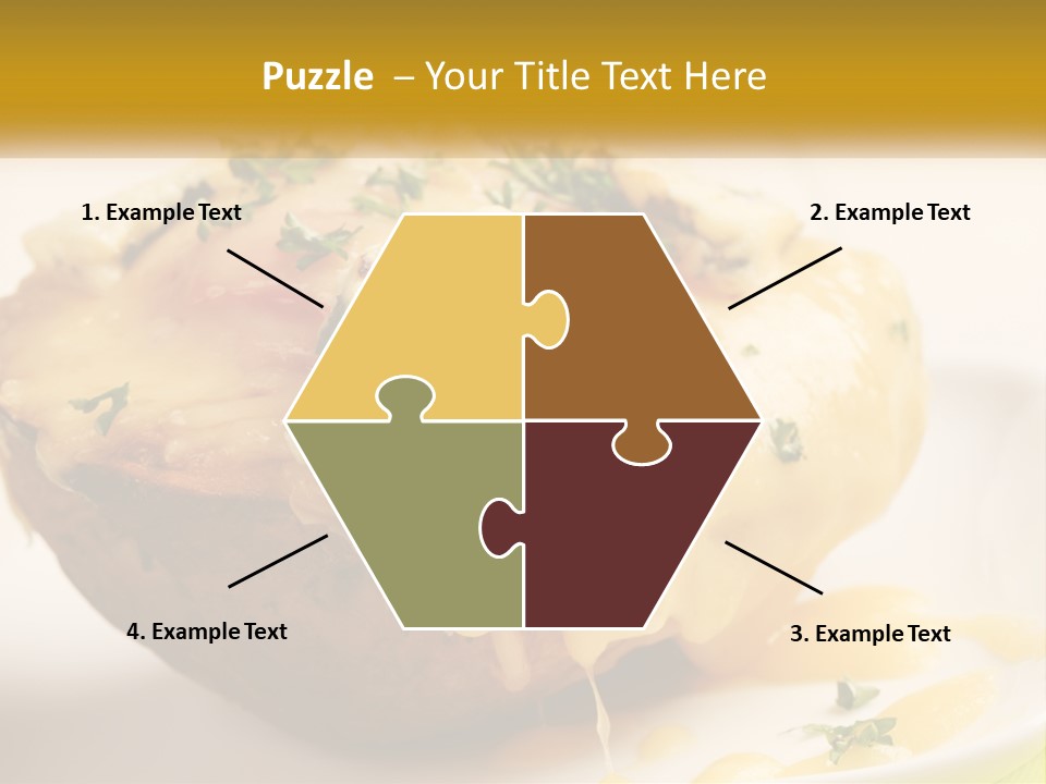 Half Melted Snack PowerPoint Template