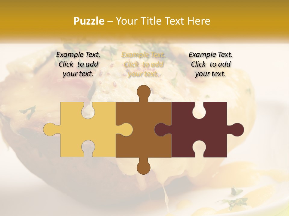 Half Melted Snack PowerPoint Template