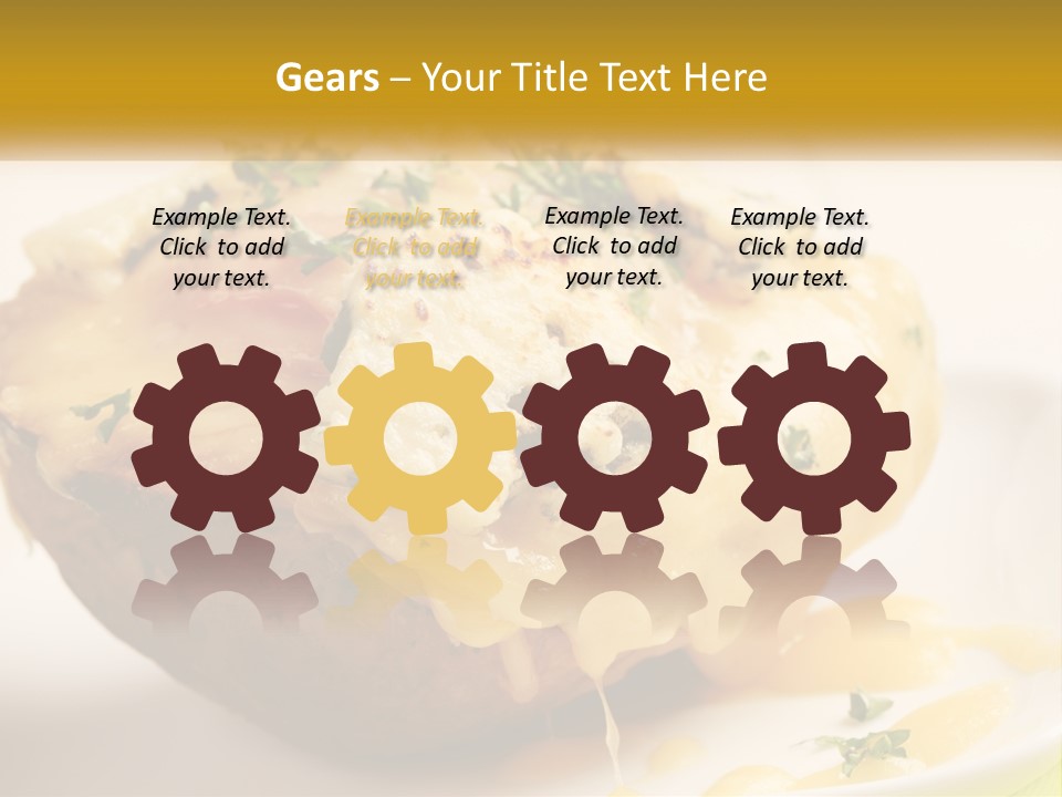 Half Melted Snack PowerPoint Template