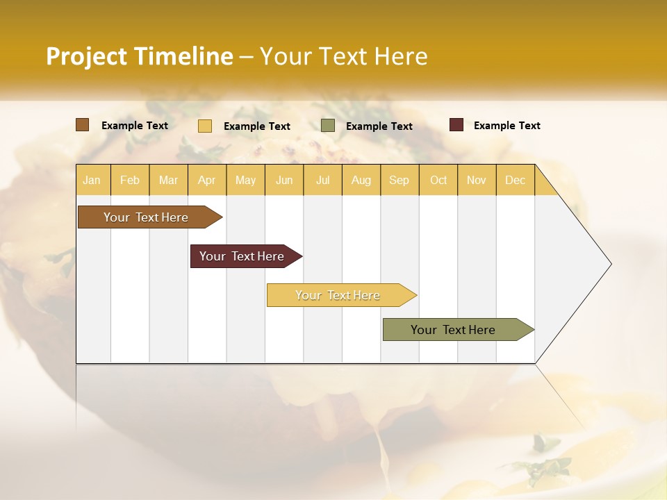 Half Melted Snack PowerPoint Template