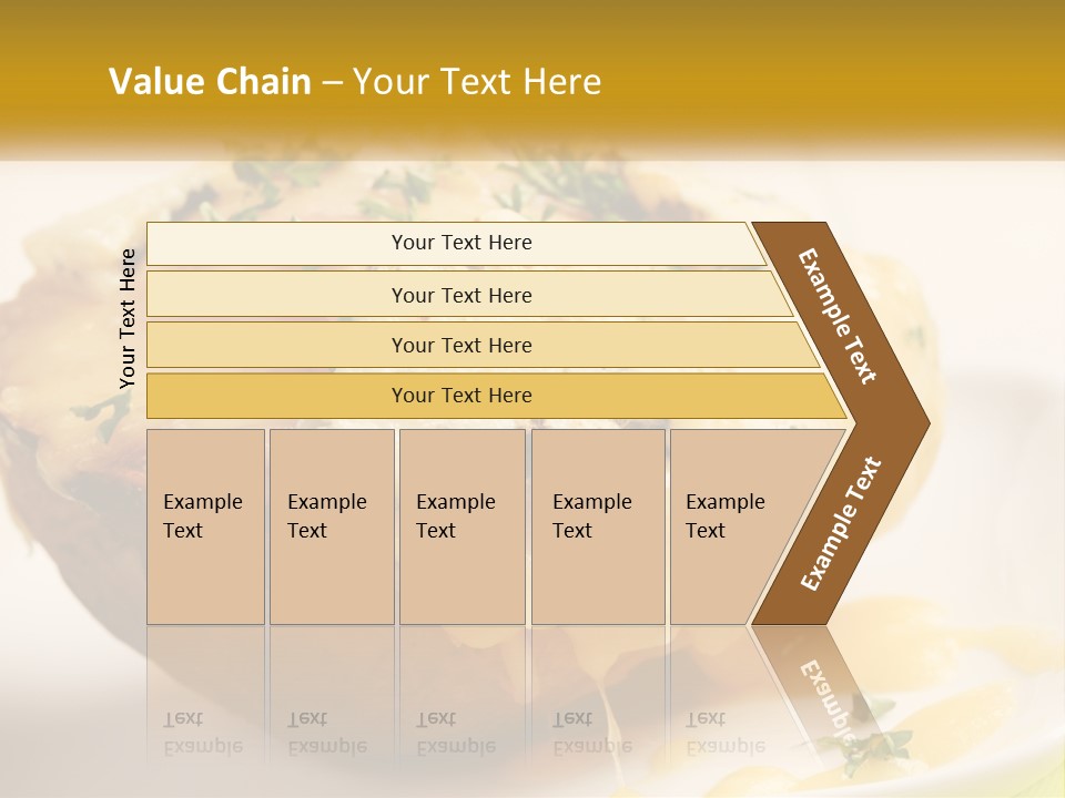 Half Melted Snack PowerPoint Template
