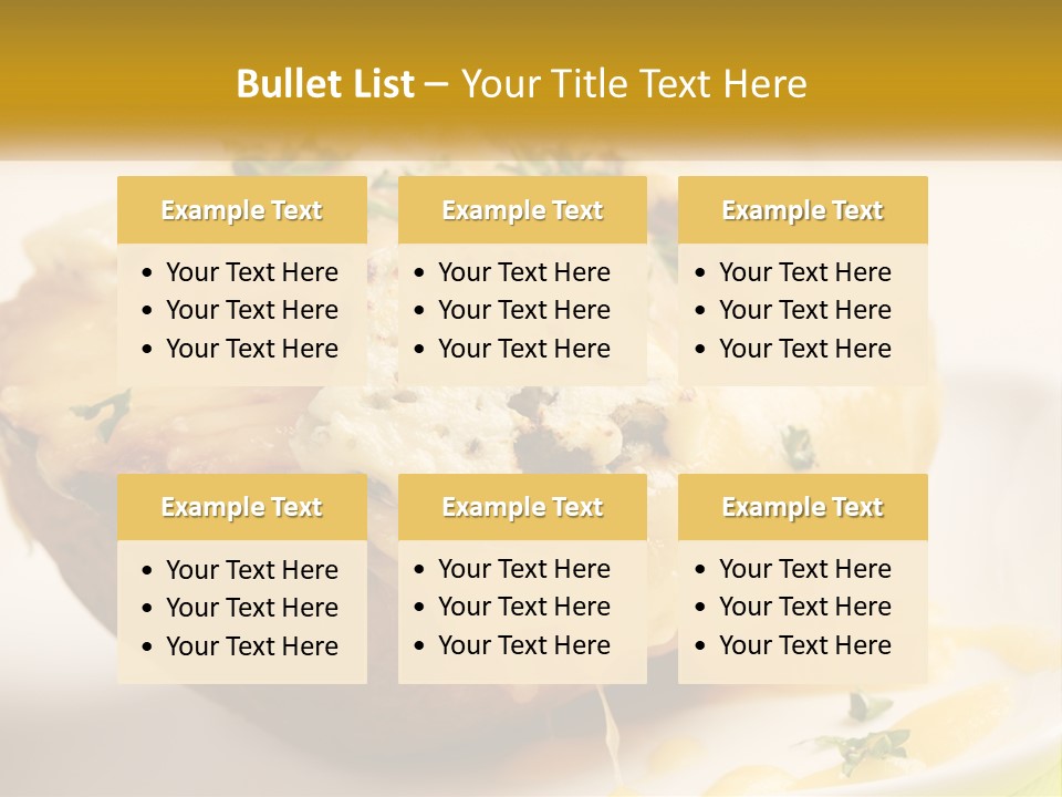 Half Melted Snack PowerPoint Template