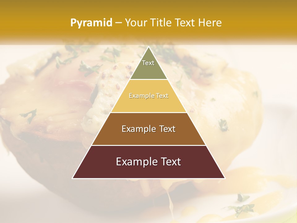 Half Melted Snack PowerPoint Template