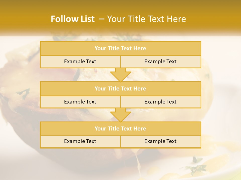 Half Melted Snack PowerPoint Template