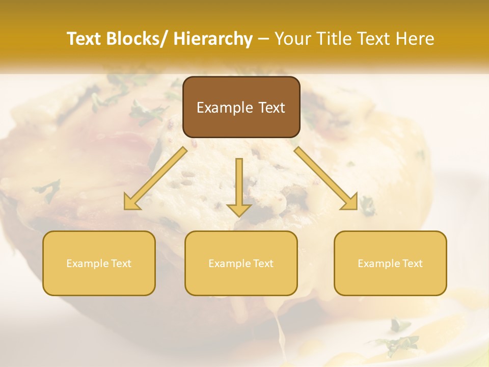Half Melted Snack PowerPoint Template