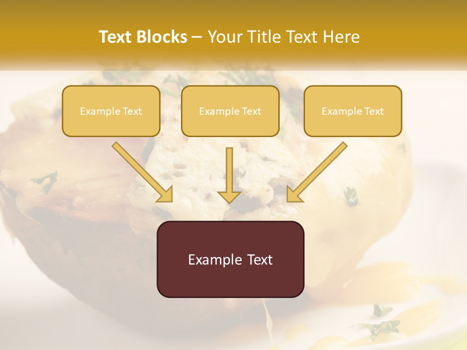 Half Melted Snack PowerPoint Template