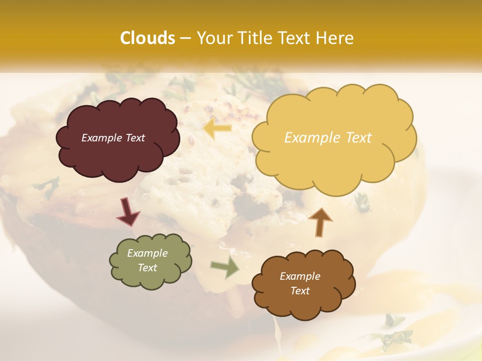 Half Melted Snack PowerPoint Template