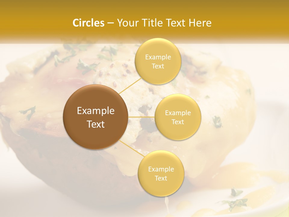 Half Melted Snack PowerPoint Template