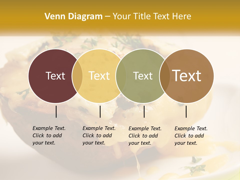 Half Melted Snack PowerPoint Template