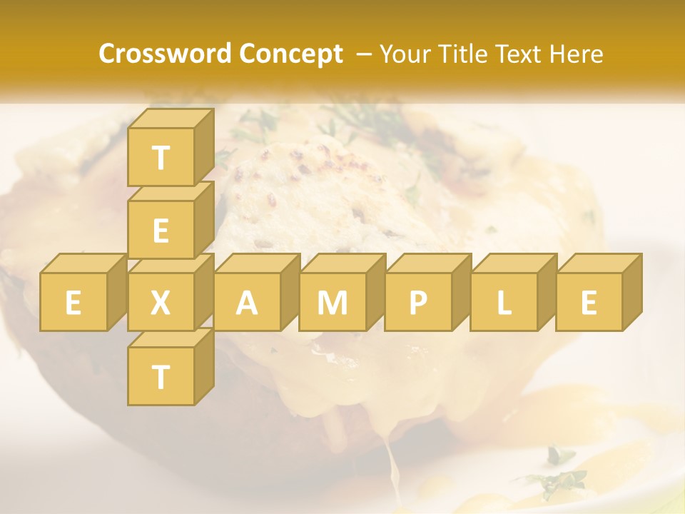 Half Melted Snack PowerPoint Template