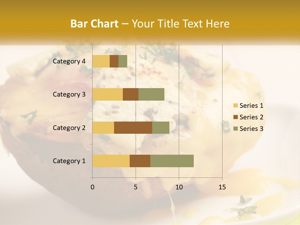 Half Melted Snack PowerPoint Template