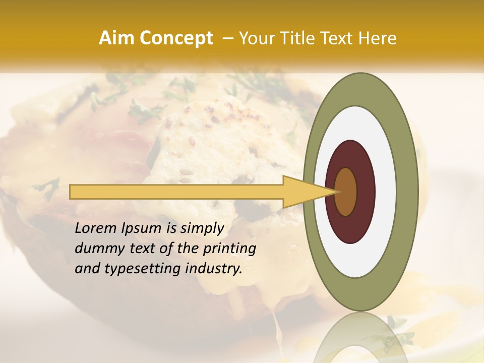 Half Melted Snack PowerPoint Template