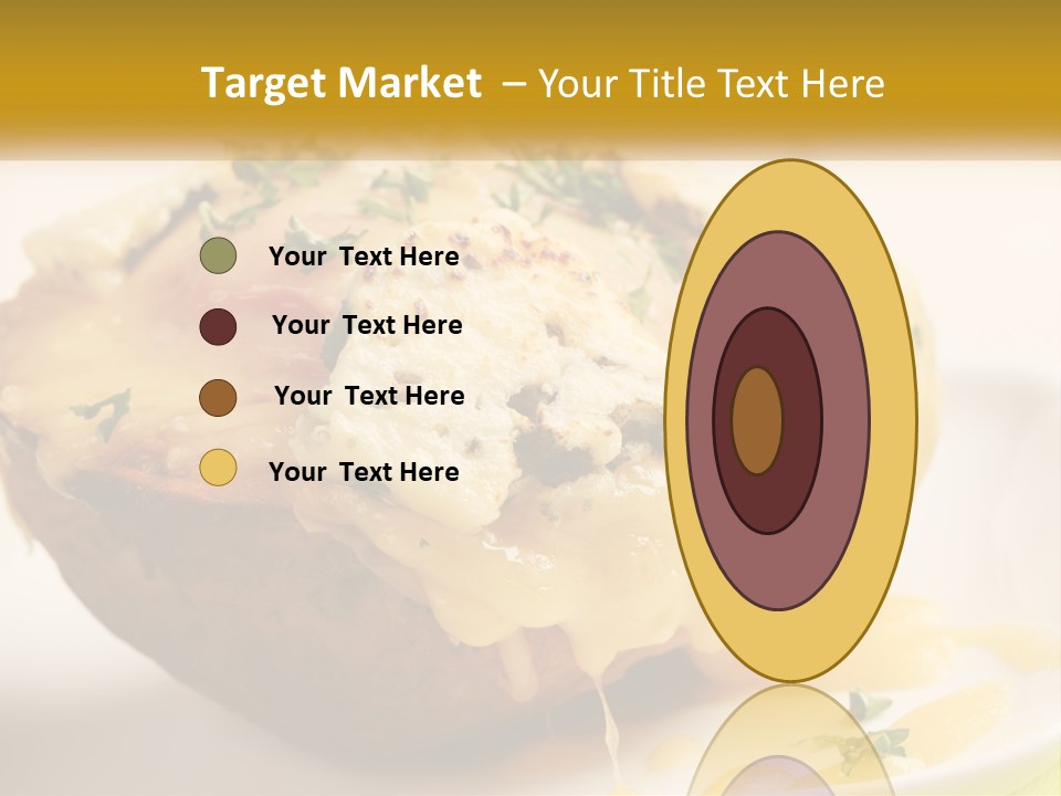 Half Melted Snack PowerPoint Template