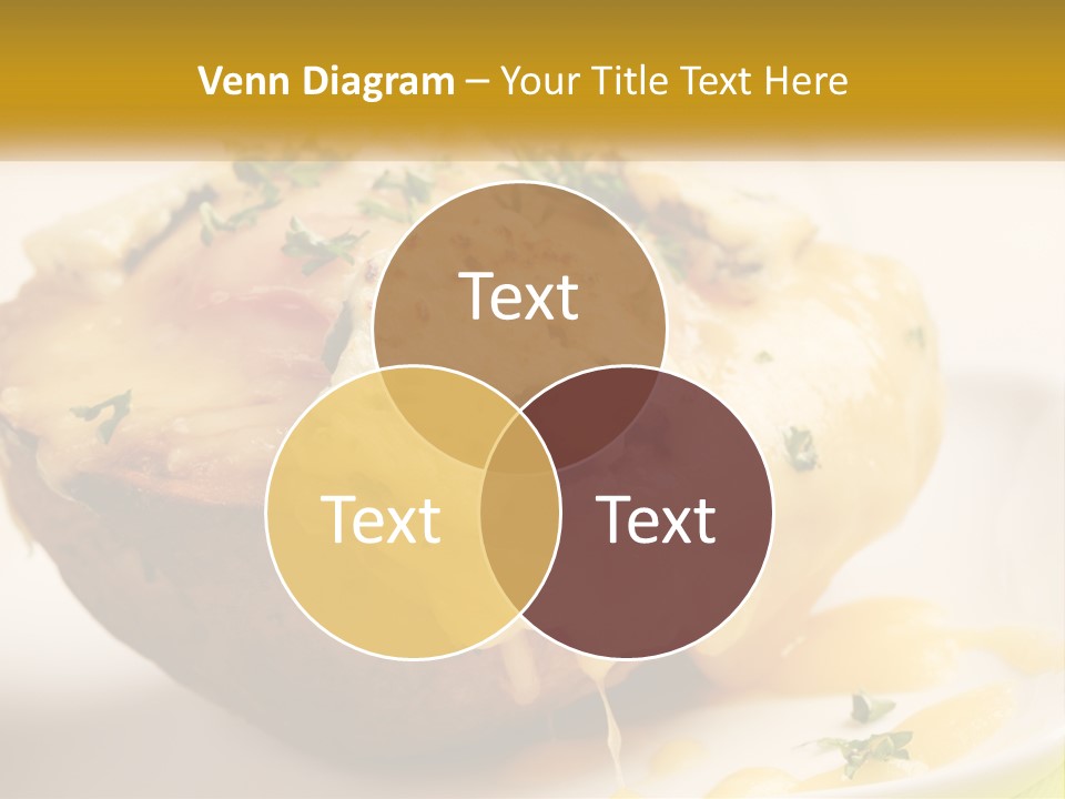 Half Melted Snack PowerPoint Template