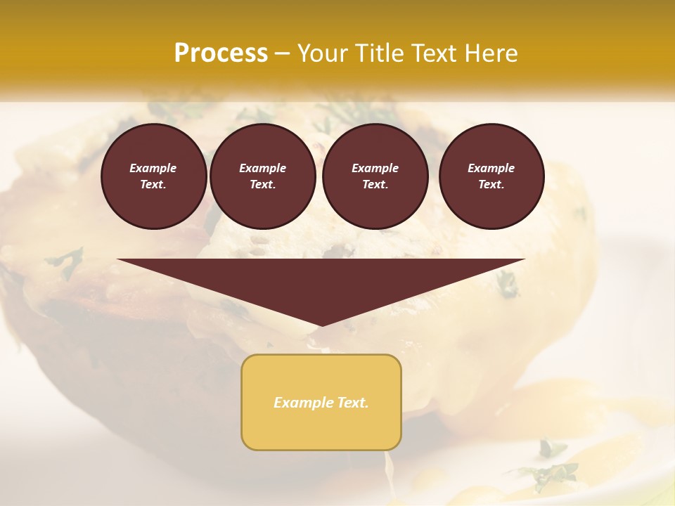 Half Melted Snack PowerPoint Template