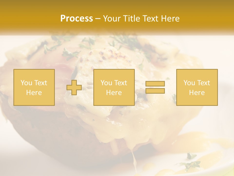 Half Melted Snack PowerPoint Template