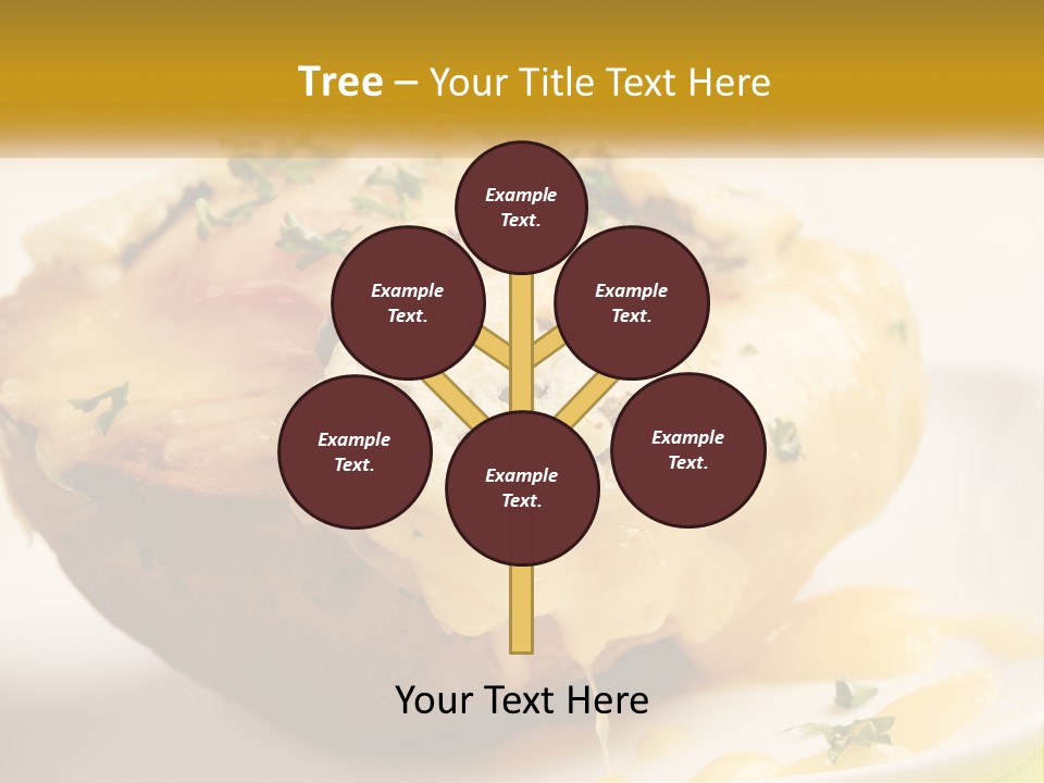Half Melted Snack PowerPoint Template