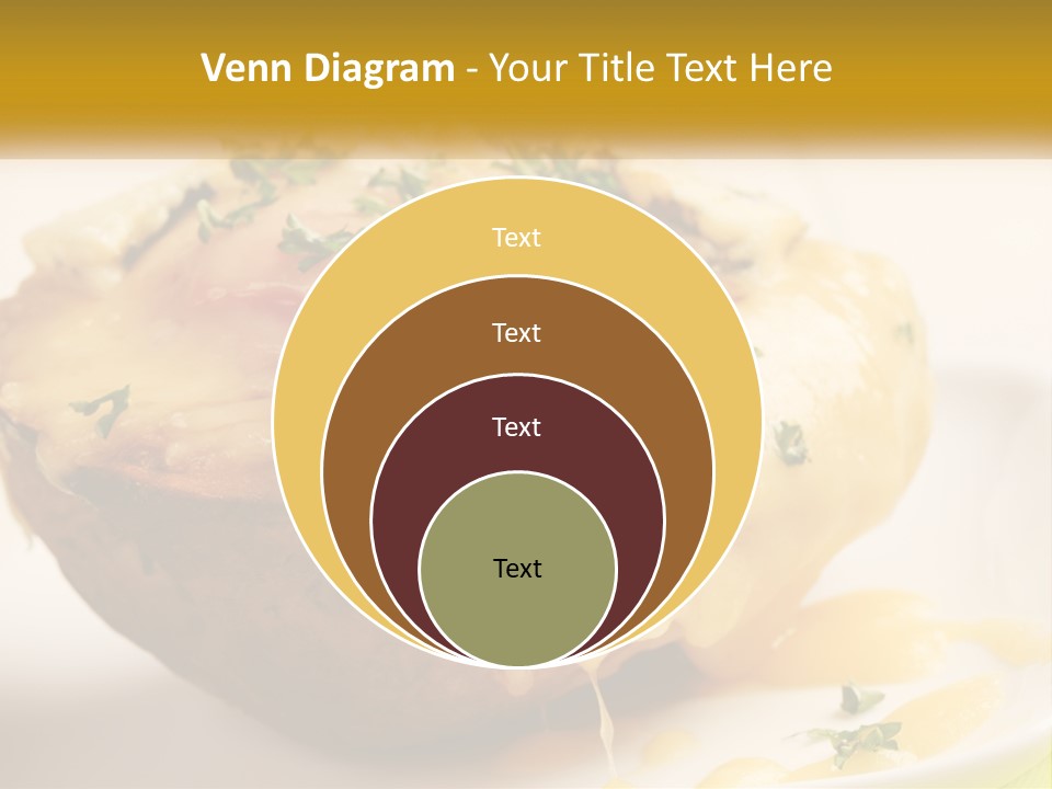 Half Melted Snack PowerPoint Template