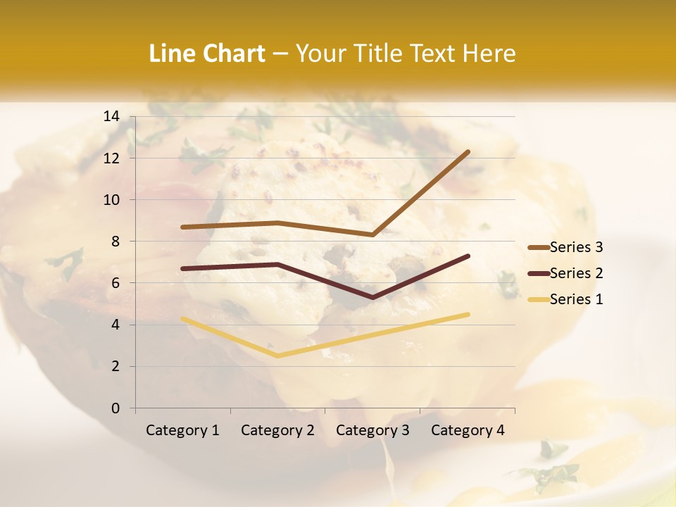 Half Melted Snack PowerPoint Template