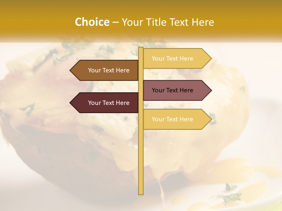 Half Melted Snack PowerPoint Template