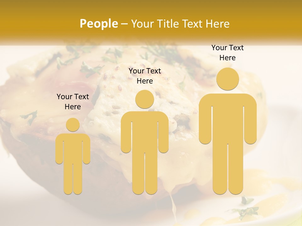 Half Melted Snack PowerPoint Template