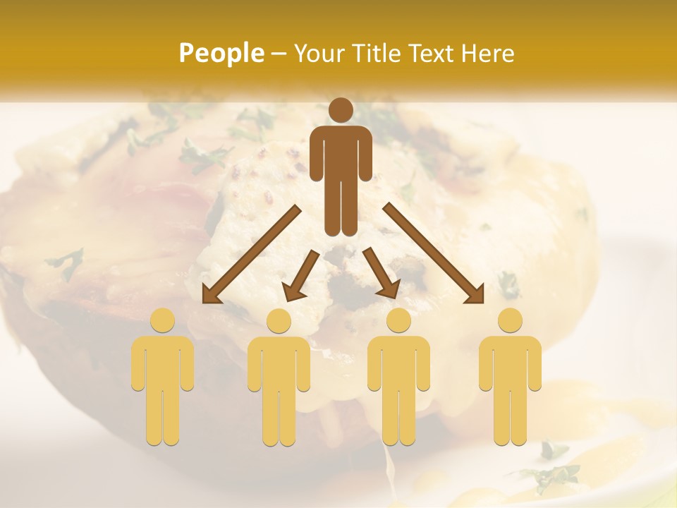 Half Melted Snack PowerPoint Template