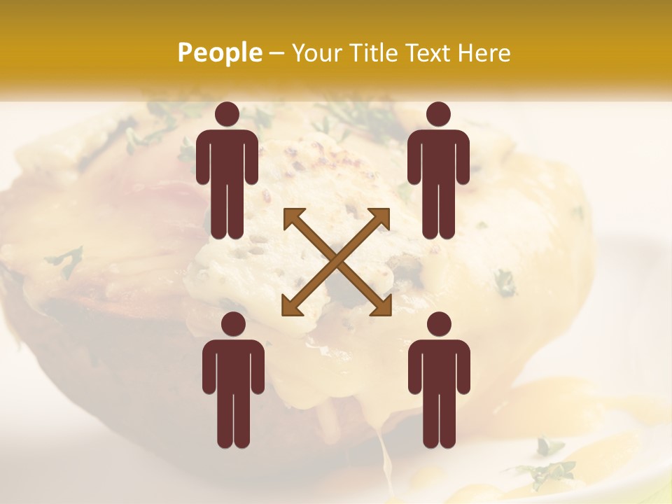 Half Melted Snack PowerPoint Template