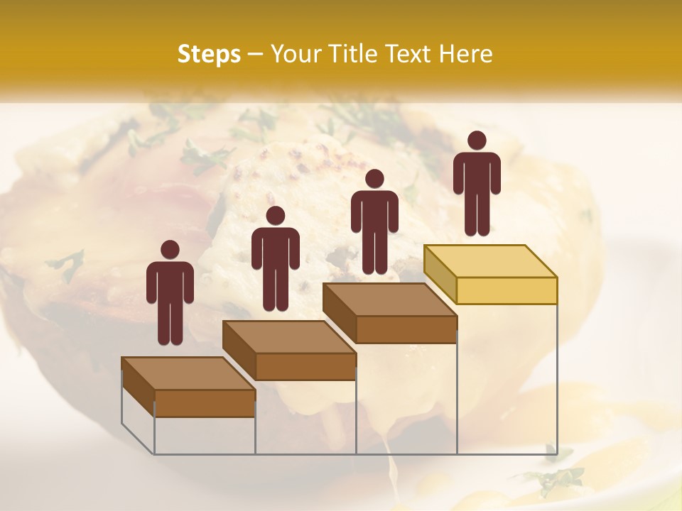 Half Melted Snack PowerPoint Template