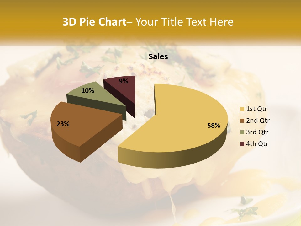 Half Melted Snack PowerPoint Template