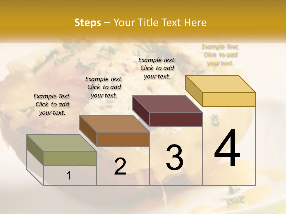 Half Melted Snack PowerPoint Template