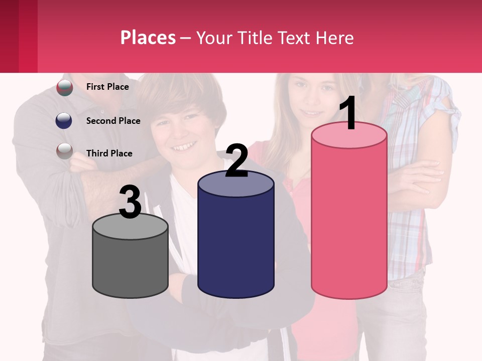 Teenagers Son Group PowerPoint Template