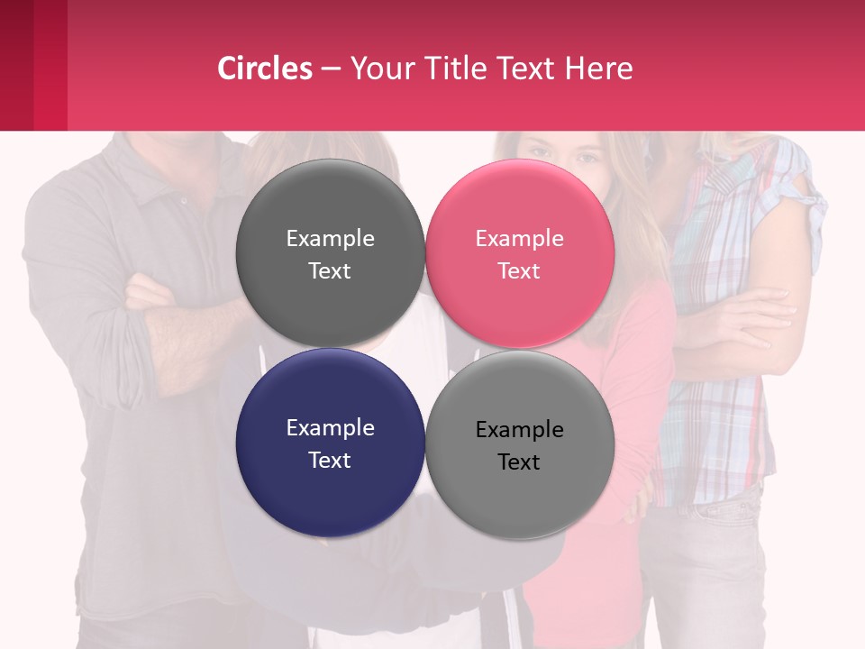 Teenagers Son Group PowerPoint Template