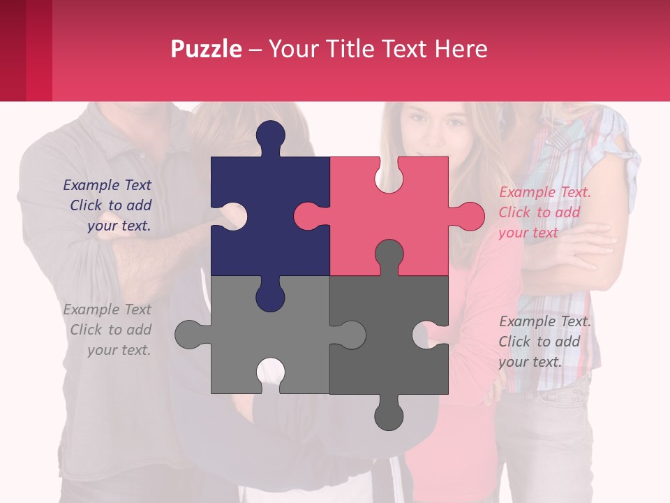 Teenagers Son Group PowerPoint Template