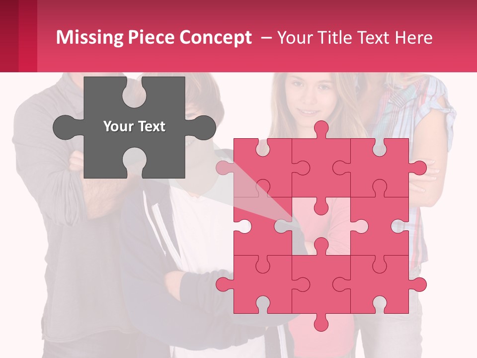 Teenagers Son Group PowerPoint Template