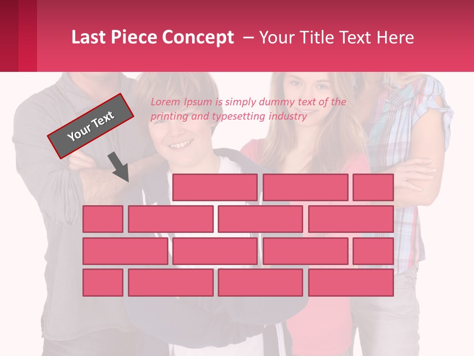 Teenagers Son Group PowerPoint Template