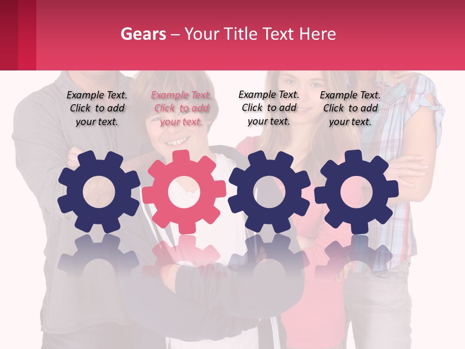 Teenagers Son Group PowerPoint Template