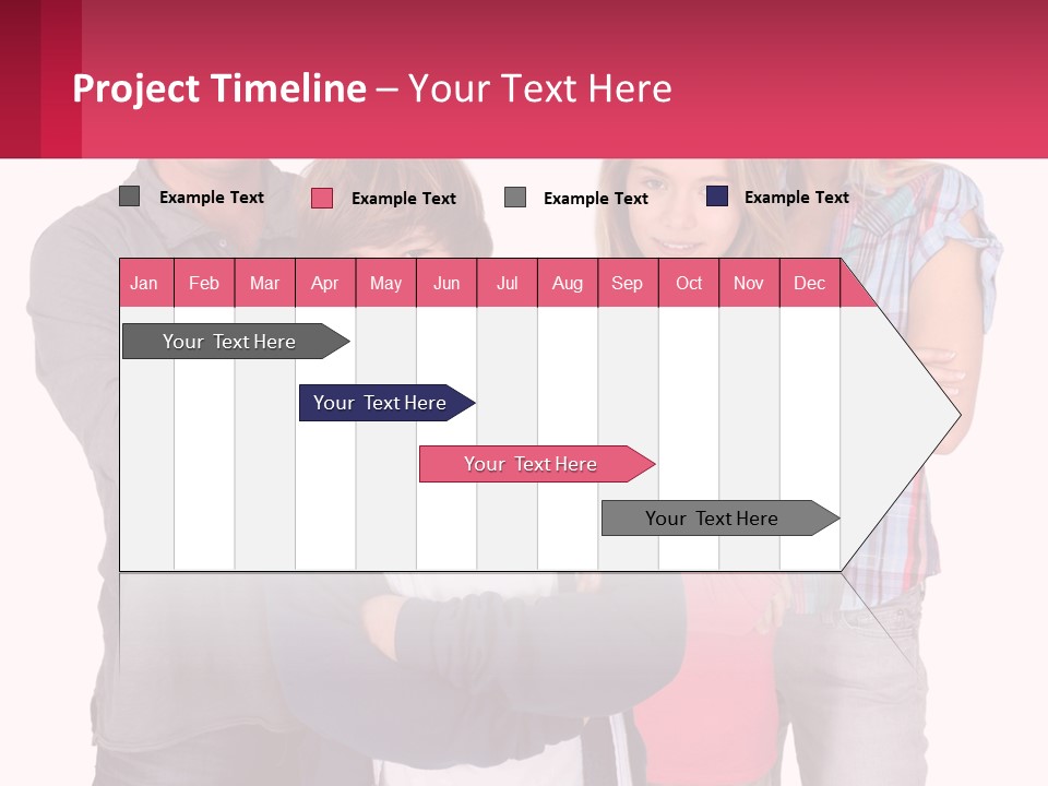 Teenagers Son Group PowerPoint Template