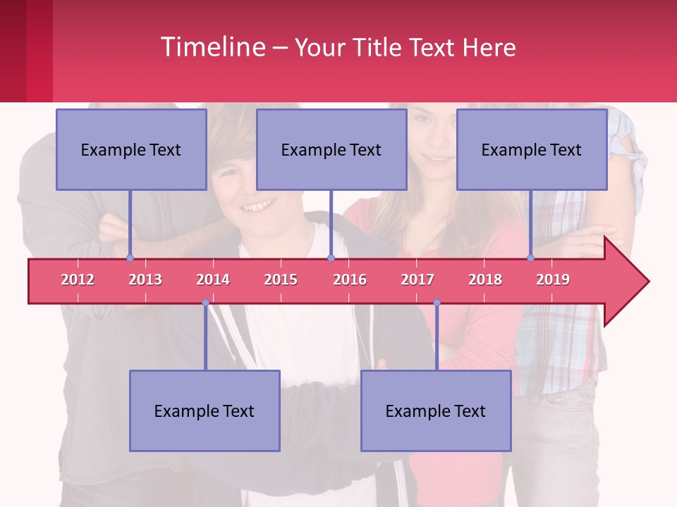 Teenagers Son Group PowerPoint Template