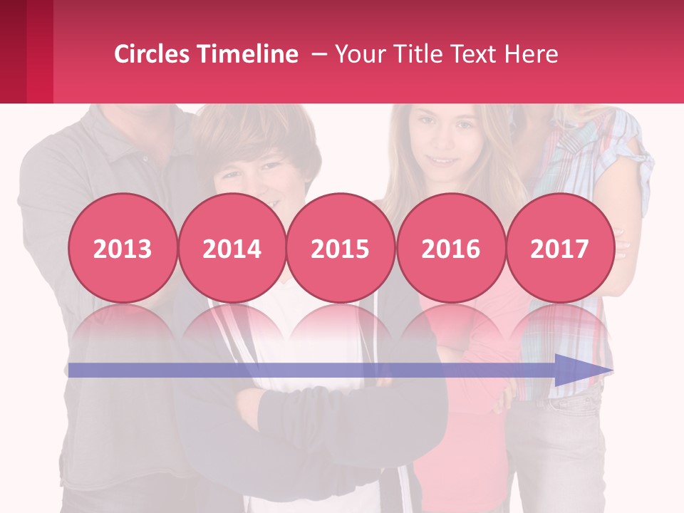 Teenagers Son Group PowerPoint Template