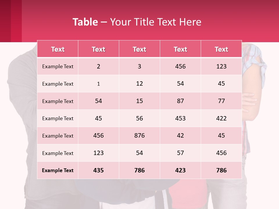 Teenagers Son Group PowerPoint Template