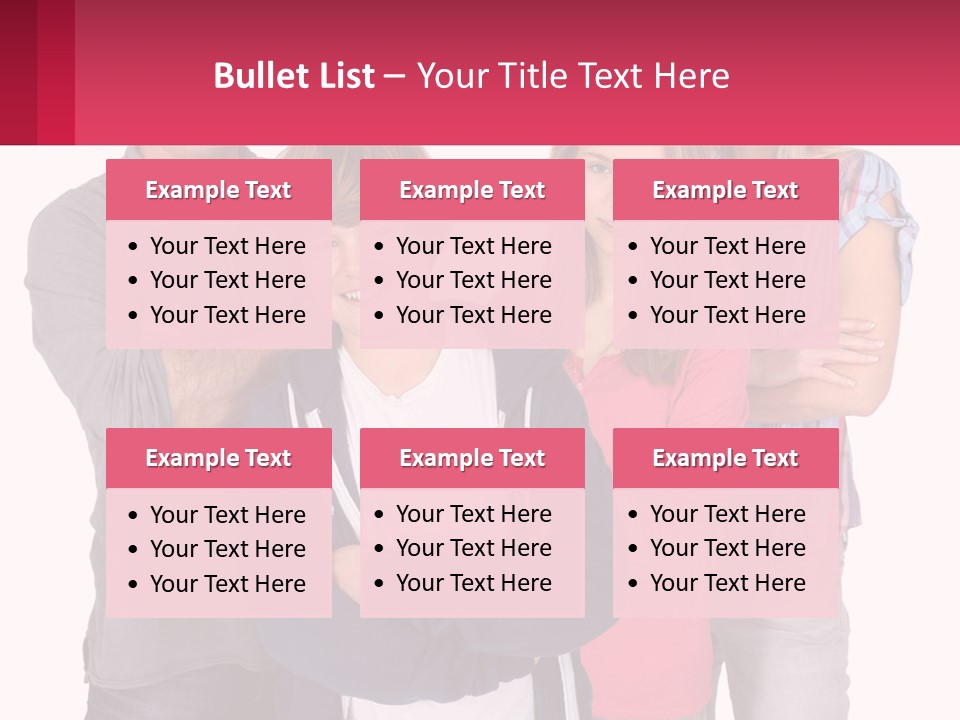 Teenagers Son Group PowerPoint Template