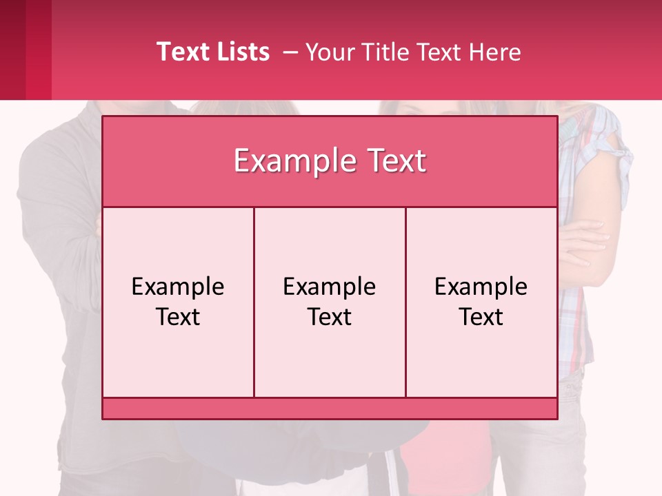 Teenagers Son Group PowerPoint Template