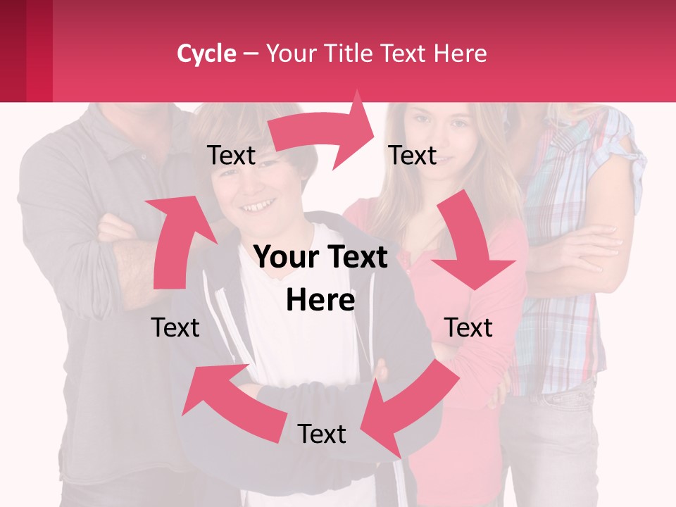 Teenagers Son Group PowerPoint Template