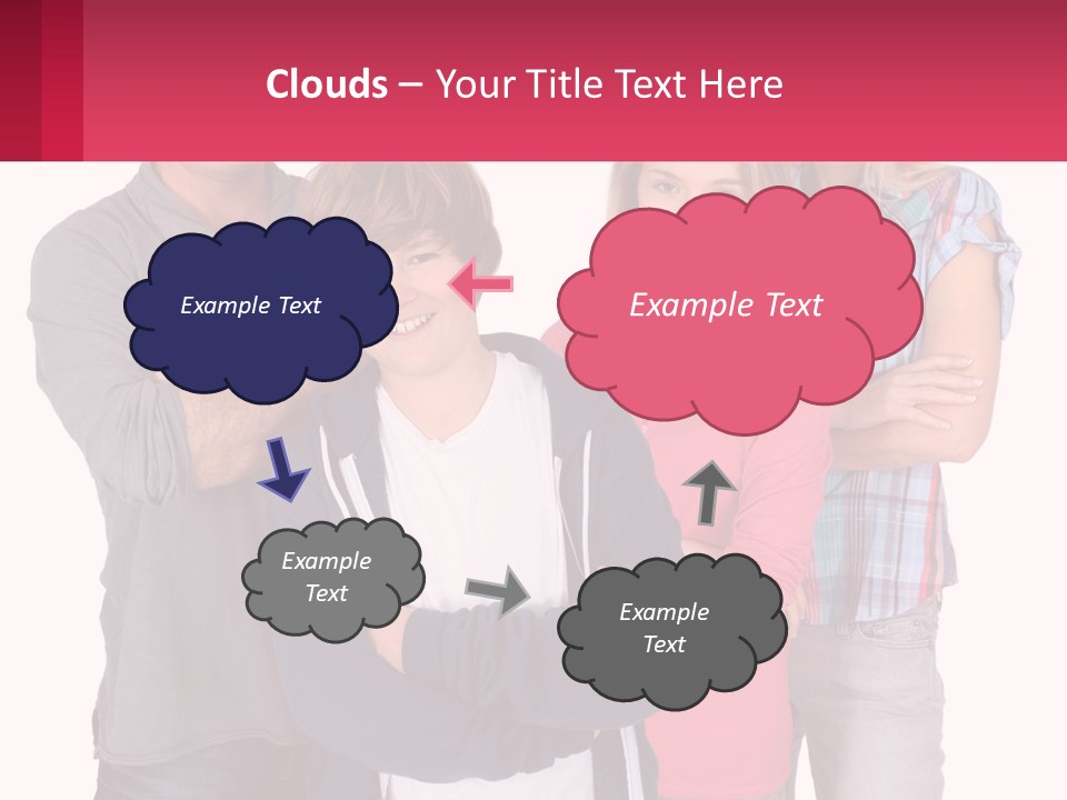 Teenagers Son Group PowerPoint Template