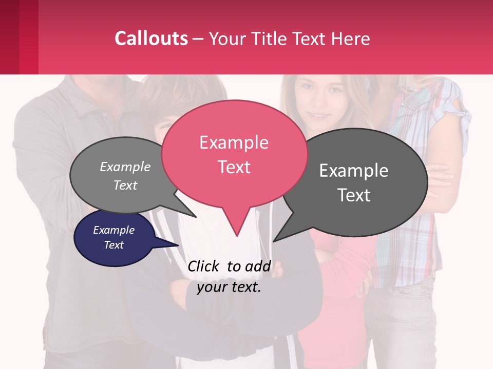 Teenagers Son Group PowerPoint Template