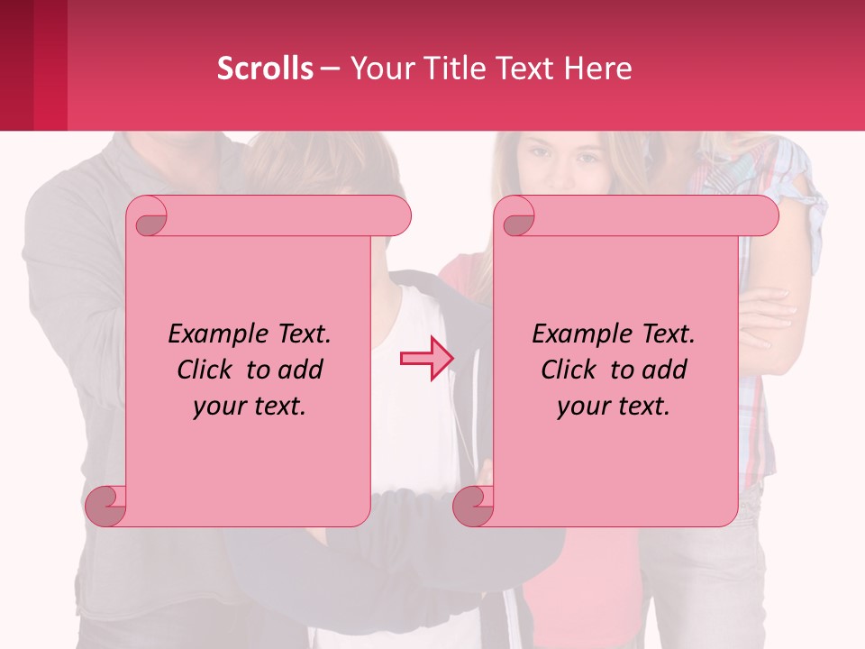 Teenagers Son Group PowerPoint Template