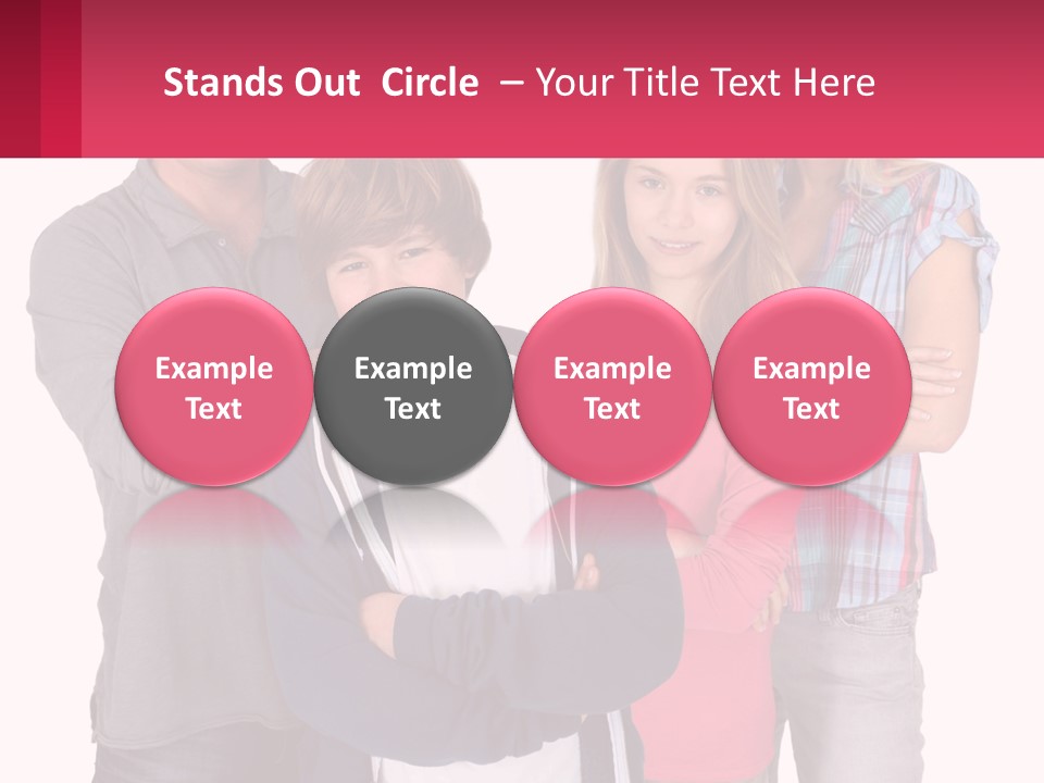 Teenagers Son Group PowerPoint Template