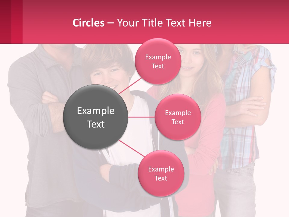 Teenagers Son Group PowerPoint Template