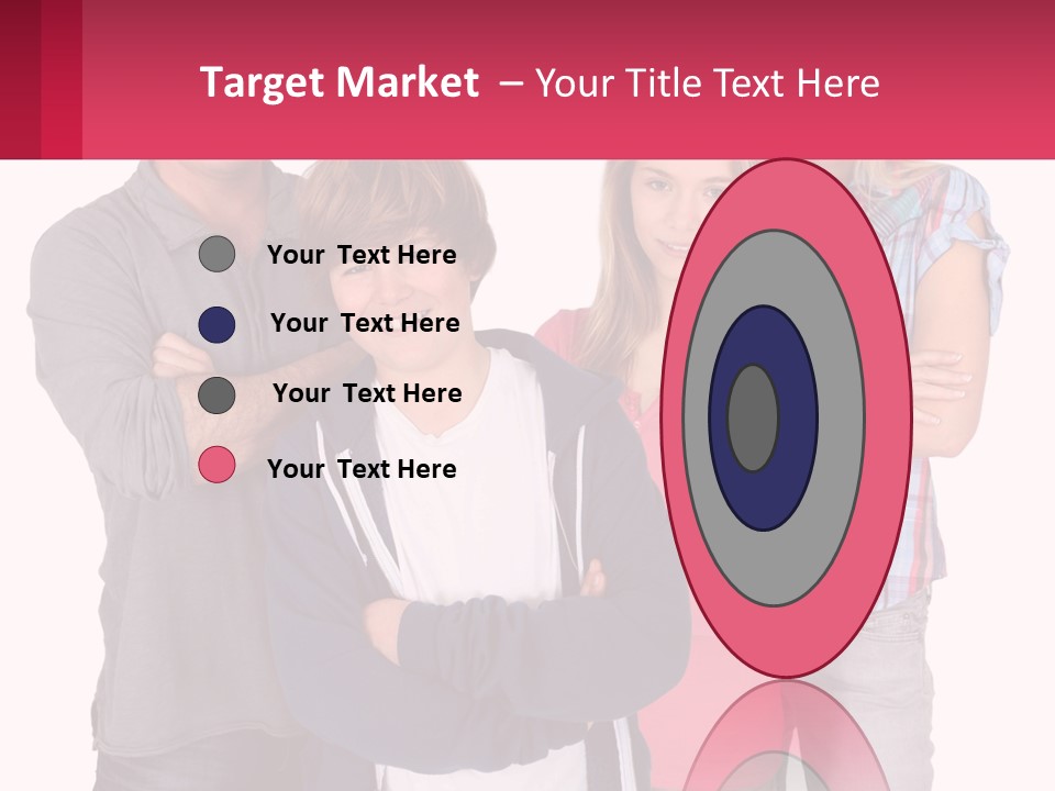 Teenagers Son Group PowerPoint Template